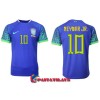 Virallinen Fanipaita Brasilia Neymar Jr 10 Vieraspelipaita MM-Kisat 2022 - Miesten